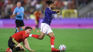 Nations League: Michael Olise's late goal helps France beat Belgium