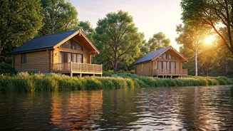 Riverside Cottages Give Couples Peak Privacy Energy