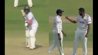 'Yeh bauna hain' - Jasprit Bumrah mocks Temba Bavuma's height while taking DRS call, Jadeja, Pant burst into laughter