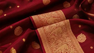 नीता अंबानी की नूतन शाली: शेर की अलौकिक बुनाई का शाही अंदाज़