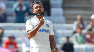 Unofficial Test: Akash Deep traps Temba Bavuma for golden duck