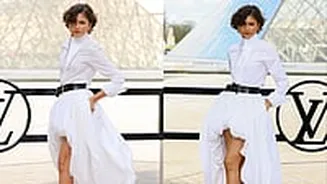 Zendaya Makes First Public Appearance After Secret Wedding With Tom Holland At Paris Fashion Week, Wows In White Dress & Gold Band