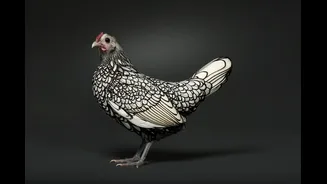 Sebright: a raça de galinha com penas que parecem ter sido desenhadas à mão