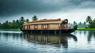 Alleppey Backwater Houseboats Launch Special Packages For Rain Drenched Sceneries