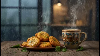 Why Rain Triggers Stronger Cravings For Chai, Pakoras And Warm Snacks