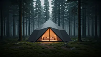 High Altitude Pine Forest Glamping Completely Booked By Professionals