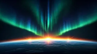Solar Flares Cause Aurora's Geomagnetic Display