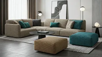 Chic Floor Seating Arrays Replace Massive Sofas In Lounges