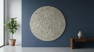 Gujarat Traditional Lippan Kam Art Finds New Life As Chic Accent Walls In Urban Apartments