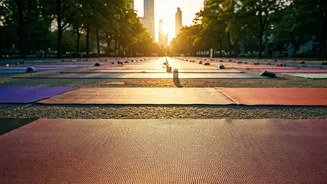 Yoga Marathons Take Over Indian Cities