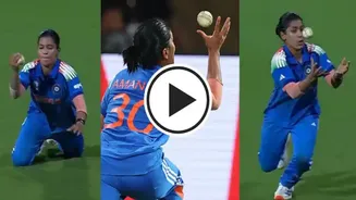 WATCH: Amanjot Kaur takes massive juggling catch to help dismiss centurion Laura Wolvaardt in ICC Women’s CWC 2025 final