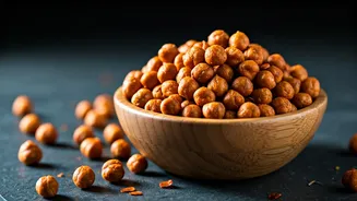 Crispy Cumin Red Chili Chickpeas Are Taking Over Snack Reels