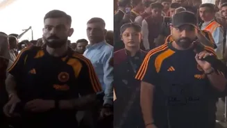 Fans go berserk as Ro-Ko depart for Australia