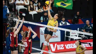 Confira os resultados desta quinta-feira e a classificação da VNL feminina
