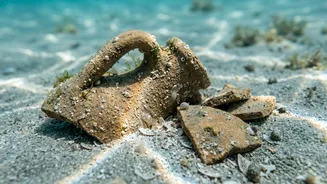 Pottery Used to Estimate the Wreck's Age in the 4,700-Year-Old Shipwreck Near Kekova Story