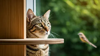 Cat Lovers Build Multi Tier Windows For Safe Birdwatching