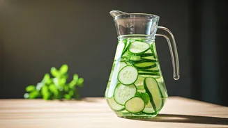 Cucumber-Infused Water Is The No-Drama Cooler