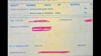 Found After 30 Years: Old Share Certificate Turns Rs 200 Into Rs 1,80,000