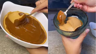 Mousse de doce de leite sem açúcar e com 4 ingredientes