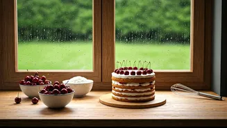 Why Rainy Days Perfect The DIY Fusion Cherry Cake