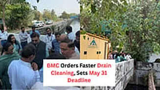 Mumbai Pre-Monsoon Work Intensifies! BMC Steps Up Drain Desilting & Road Cleaning Work, Conducts Major Inspection In Western Suburbs