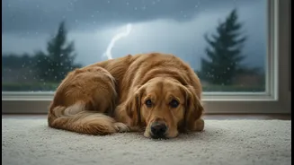 Why expert pet behavioral specialists advise against punishing anxious dogs during storms