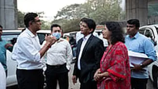 PMRDA Chief Yogesh Mhase Inspects Shivajinagar-Hinjawadi Metro Line 3, Announces Pune University Flyover Opening Soon