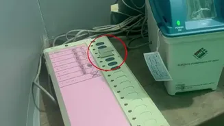 Polling stopped at few Bengal booths after BJP's button taped