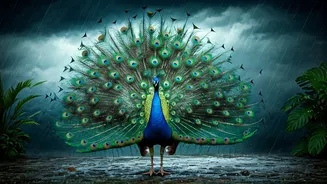 Peacock Moments Make Monsoon Less Gloomy