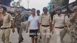 TMC's 'Pushpa' Jahangir Khan Paraded In Shorts In Falta After Arrest - WATCH