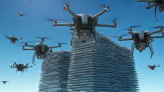 AI Drones Build Structures Mid-Air!