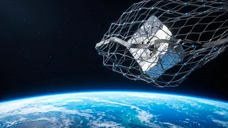 Magnets to clean up space junk