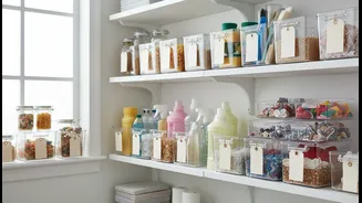 Storage Can Save Time When Containers Are Easy To See And Return