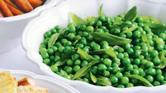 Add zing to your dishes with mint-peas combo!