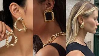 6 brincos grandes com design moderno que deixam o look com ‘cara de rica’