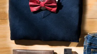 How To Make A Simple Office Outfit Feel Festive With Accessories And Layers
