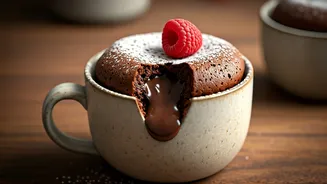 Why Everyone Is Baking Double Chocolate Lava Mug Cakes