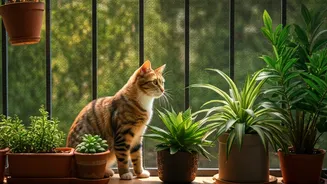 Bird Watching Balcony Setups Safely Entertain Indoor Cats For Hours