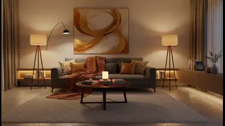 Warm Lighting Can Save A Rental Flat