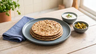 Khapli wheat parathas offer low-GI energy