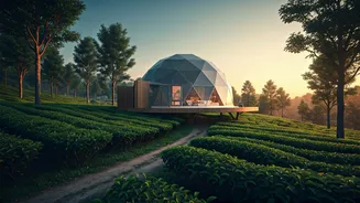 Romantic Couples Choose High Altitude Geodesic Domes In Tea