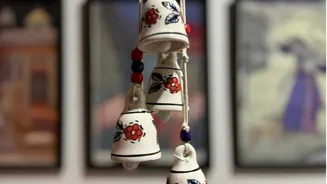 Add charm to your home with ceramic bells