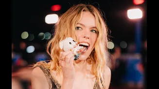 Milly Alcocky vive experiência brasileira e se diverte com fãs no RJ