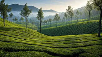 IMD 95% Forecast Confirms Beautiful Scenic Backdrops Across Munnar