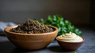 Lentils with Caramelized Onion Aïoli: A Culinary Delight