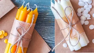Beginner Candle-Making Shows Why Wick Placement Matters For Even Burning
