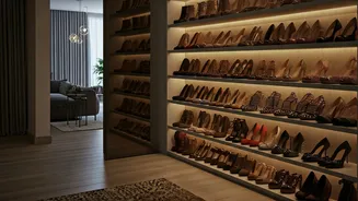 Nushrratt Bharuccha's Mumbai Haven: A Tour of Her Viral Shoe Wall & Tranquil Home