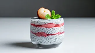 This Fresh Layered Litchi Chia Pudding Will Delight