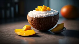 Save Calories With This Viral Mango Coconut Dessert Hack