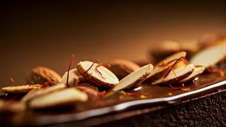 Elevate Your Desserts: The Exquisite Almond & Saffron Pairing